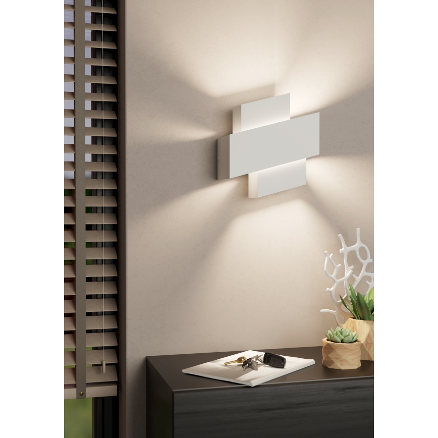 Eglo - Iluminação de parede 1xE27/40W/230V branco