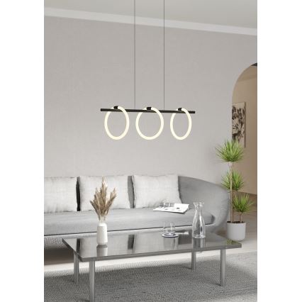 Eglo - Candelabro suspenso LED 3xLED/9W/230V
