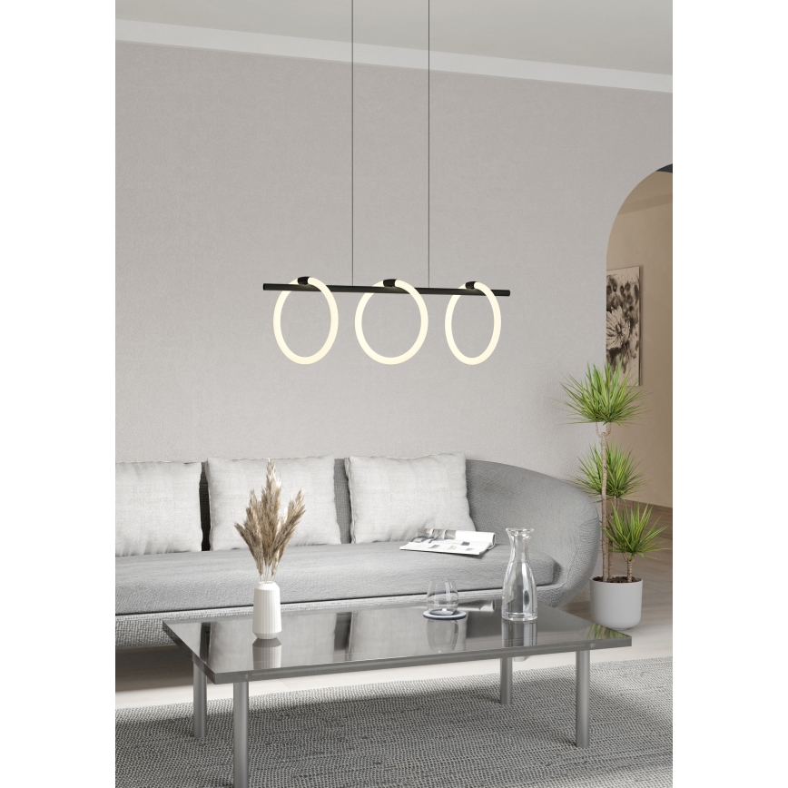 Eglo - Candelabro suspenso LED 3xLED/9W/230V