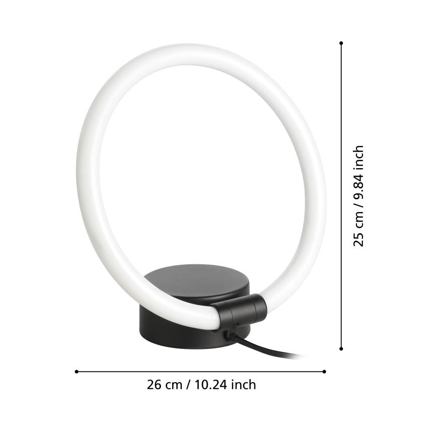 Eglo - Candeeiro de mesa LED LED/11,5W/230V
