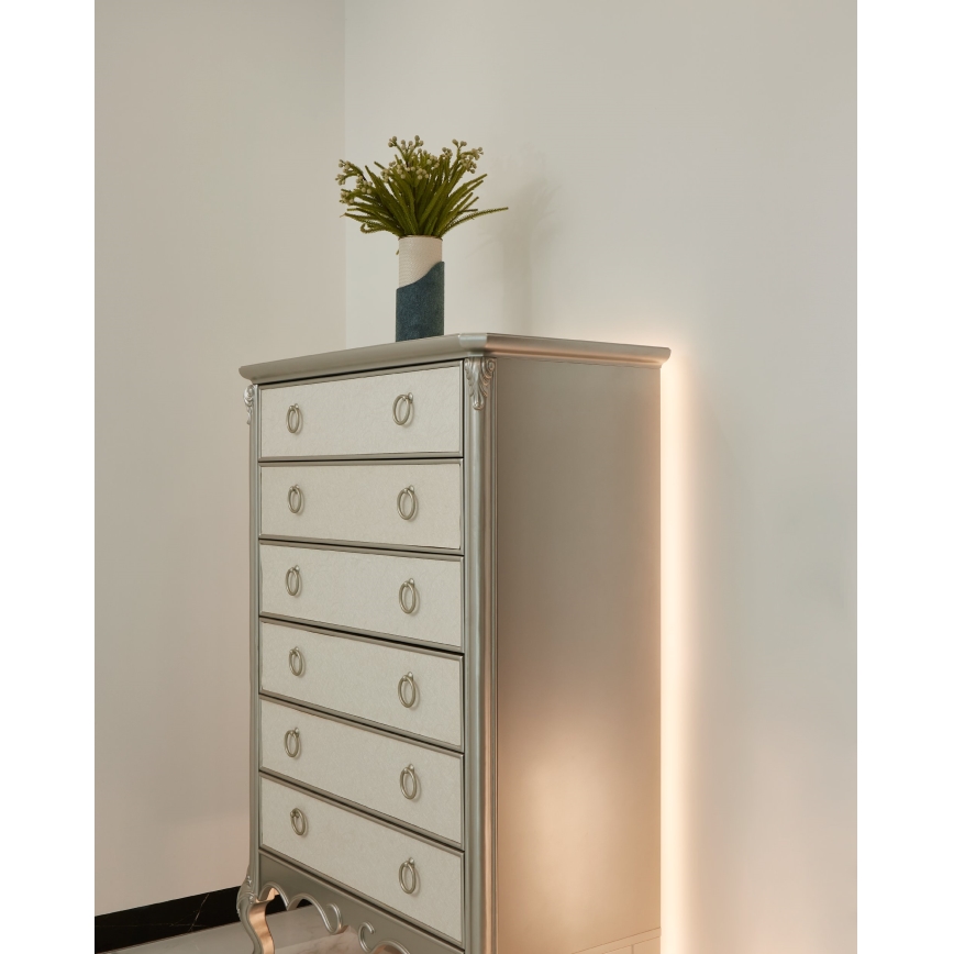 Eglo - Tira LED com regulação 8m COB STRIPE LED/52,8W/24/230V 2700-6500K + comando