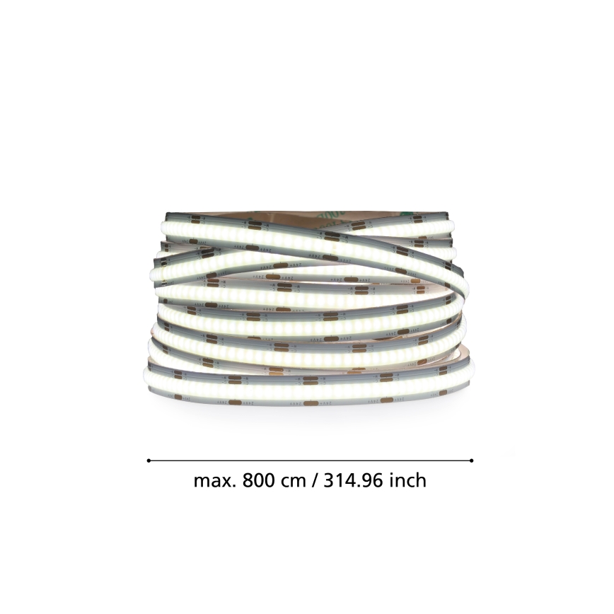 Eglo - Tira LED com regulação 8m COB STRIPE LED/52,8W/24/230V 2700-6500K + comando