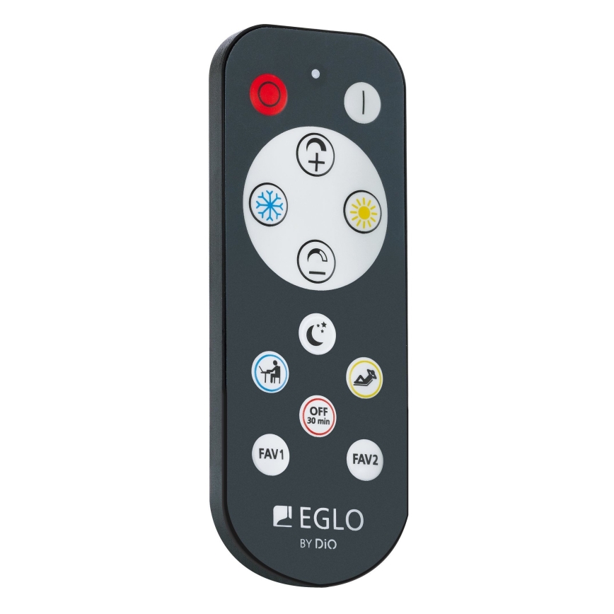 Eglo - Iluminação de teto LED com regulação LED/25,6W/230V + controlo remoto