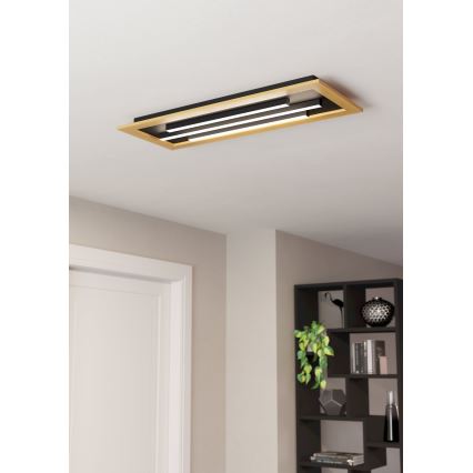 Eglo - Iluminação de teto LED com regulação LED/32,1W/230V + controlo remoto