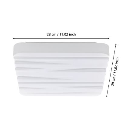Eglo - Iluminação de teto LED LED/10W/230V