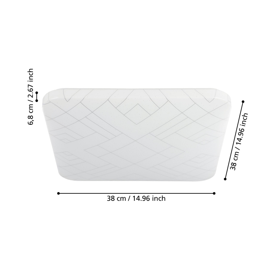 Eglo - Iluminação de teto LED LED/19,5W/230V