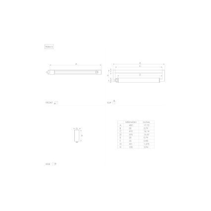 Eglo - Iluminação de espelho de casa de banho LED LED/8,9W/230V IP44