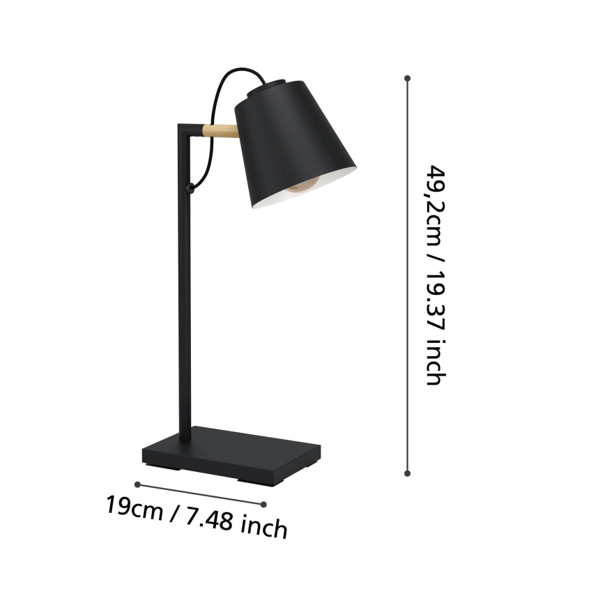 Eglo - Candeeiro LED com regulação e carregamento sem fios LED/5,5W/230V