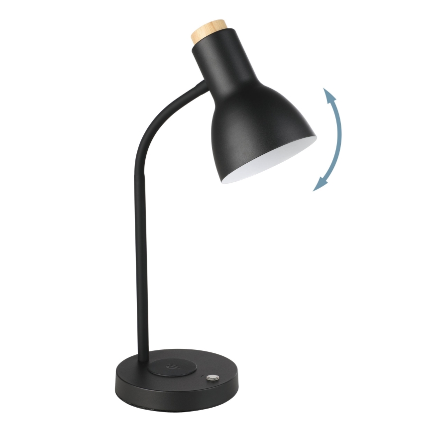 Eglo - Candeeiro LED com regulação e carregamento sem fios LED/5,5W/230V