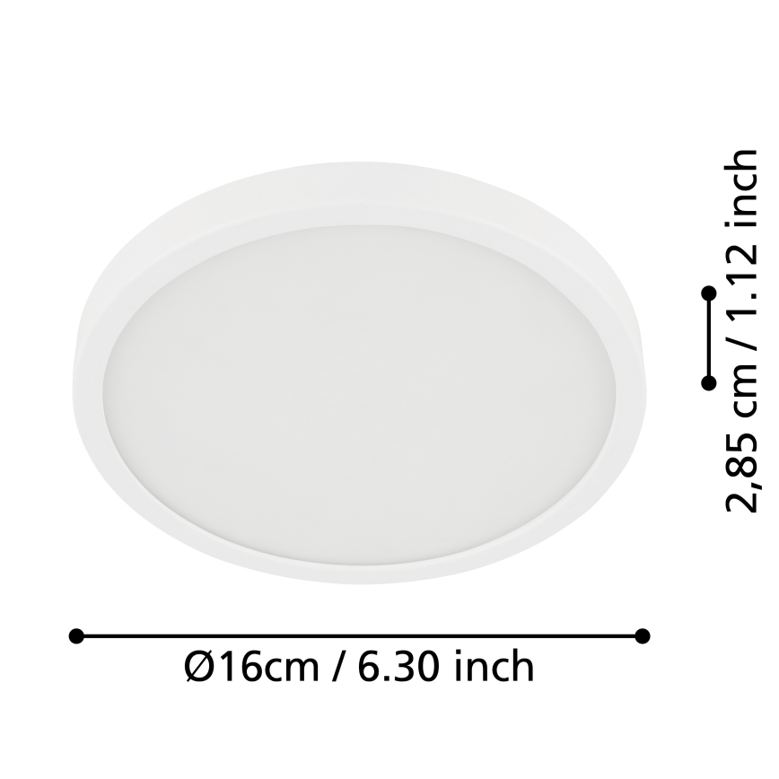Eglo - Iluminação de teto de casa de banho LED LED/11W/230V IP44 branco