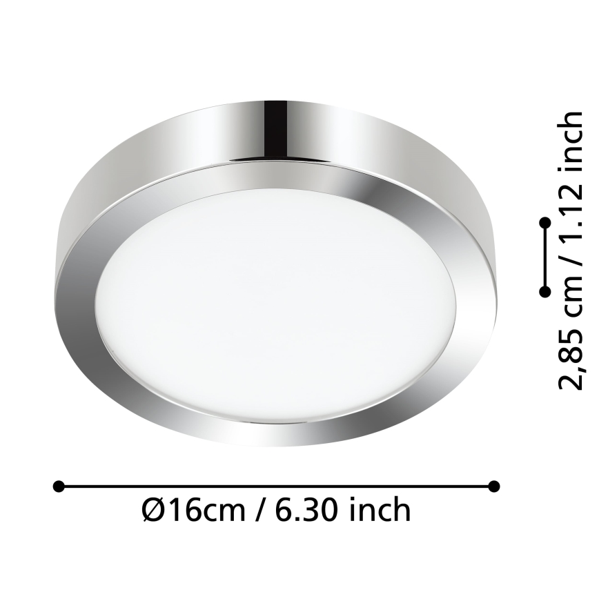 Eglo - Iluminação de teto para casa de banho LED LED/11W/230V IP44 cromado brilhante