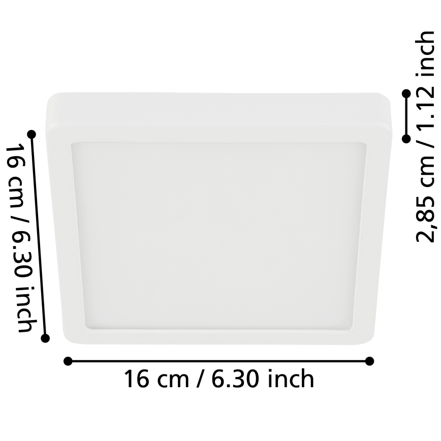 Eglo - Iluminação de teto de casa de banho LED LED/11W/230V IP44 branco