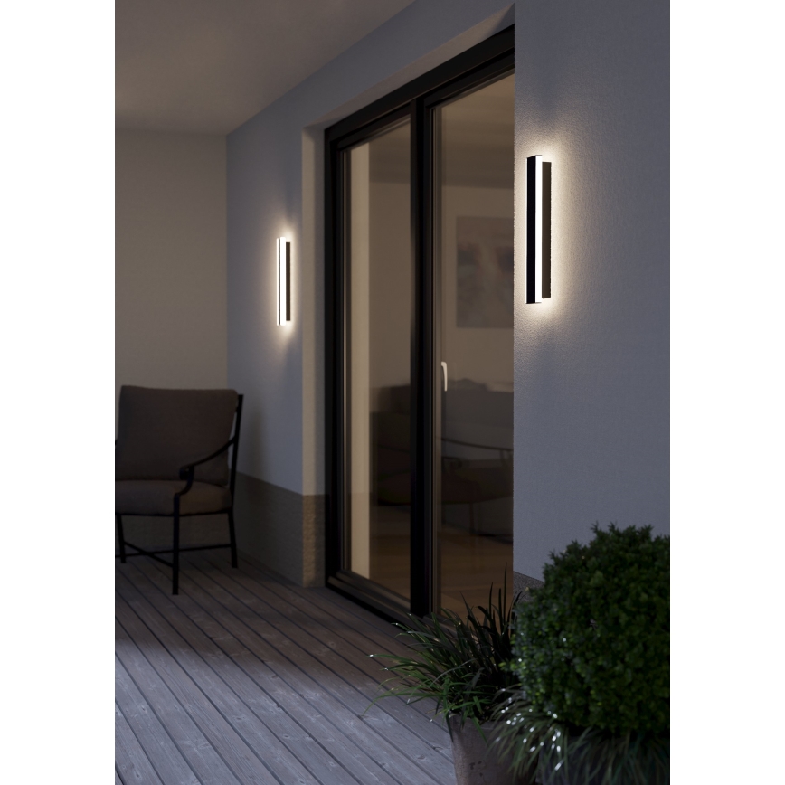 Eglo - Iluminação de parede exterior LED 2xLED/3,7W/230V 3000K IP55