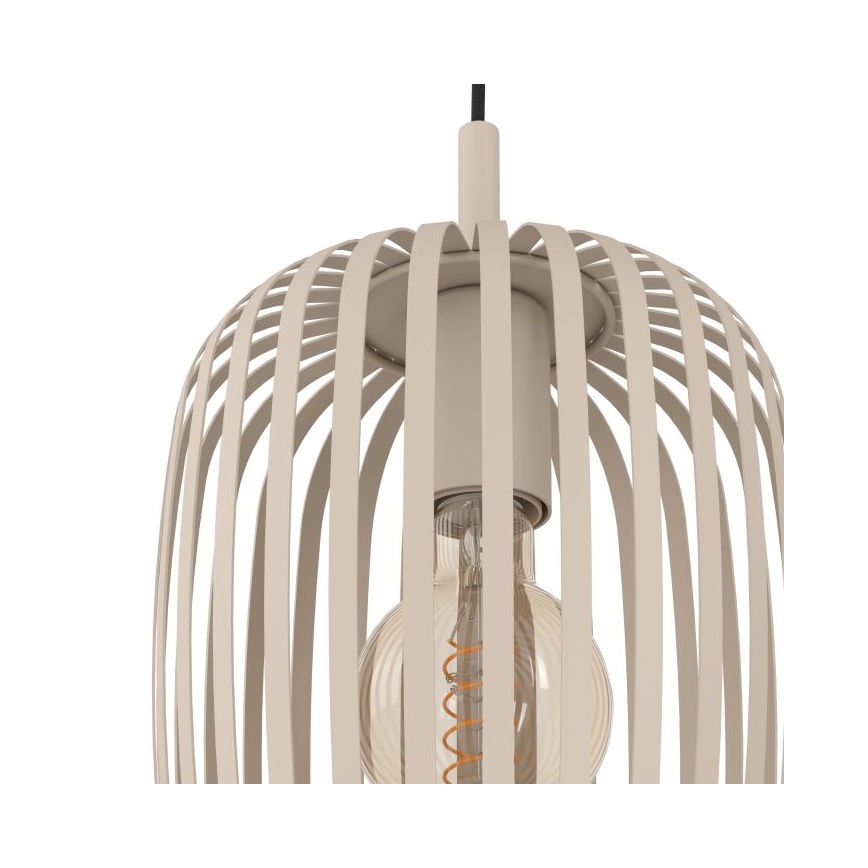 Eglo - Candelabro suspenso 3xE27/40W/230V bege