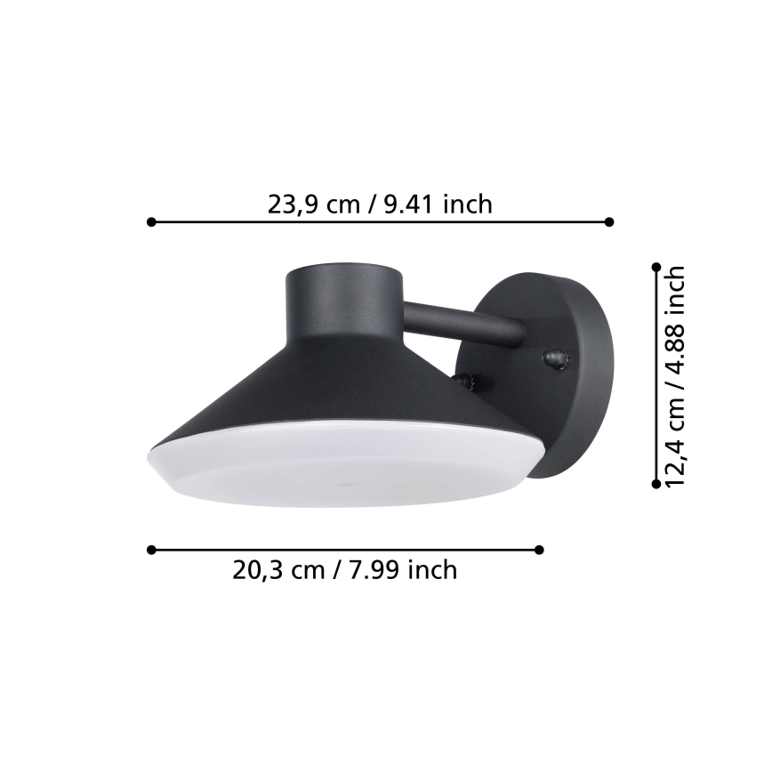 Eglo - Iluminação de parede exterior LED 1xGU10/4,6W/230V IP44