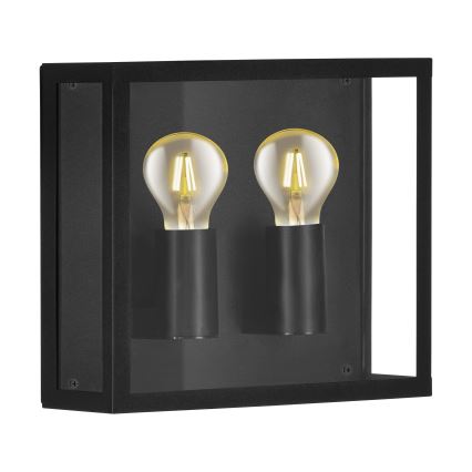 Eglo - Iluminação de parede exterior 2xE27/40W/230V IP44