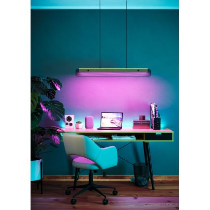 Eglo - Candeeiro suspenso LED RGBW com regulação LED/34W/230V 2700-6500K