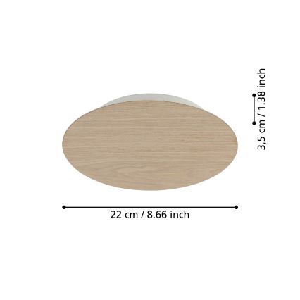 Eglo - Iluminação de parede LED LED/9,2W/230V bege