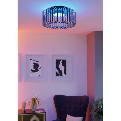 Eglo - Iluminação de teto LED RGBW com regulação LED/22W/230V 2700-6500K