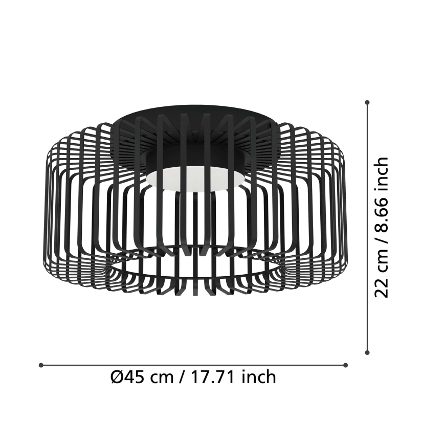 Eglo - Iluminação de teto LED RGBW com regulação LED/22W/230V 2700-6500K