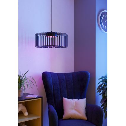 Eglo - Candeeiro suspenso LED RGBW com regulação LED/22W/230V 2700-6500K
