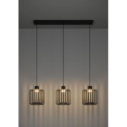 Eglo - Candeeiro suspenso LED RGBW com regulação 3xLED/3,7W/230V 2700-6500K