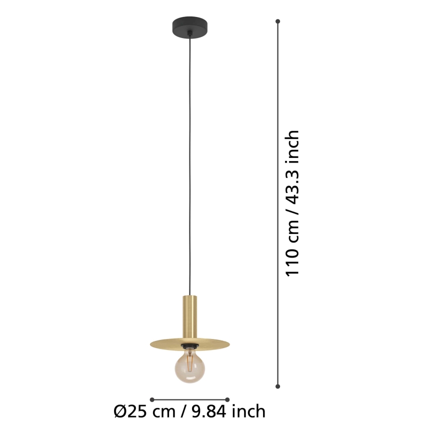 Eglo - Candelabro suspenso 1xE27/40W/230V