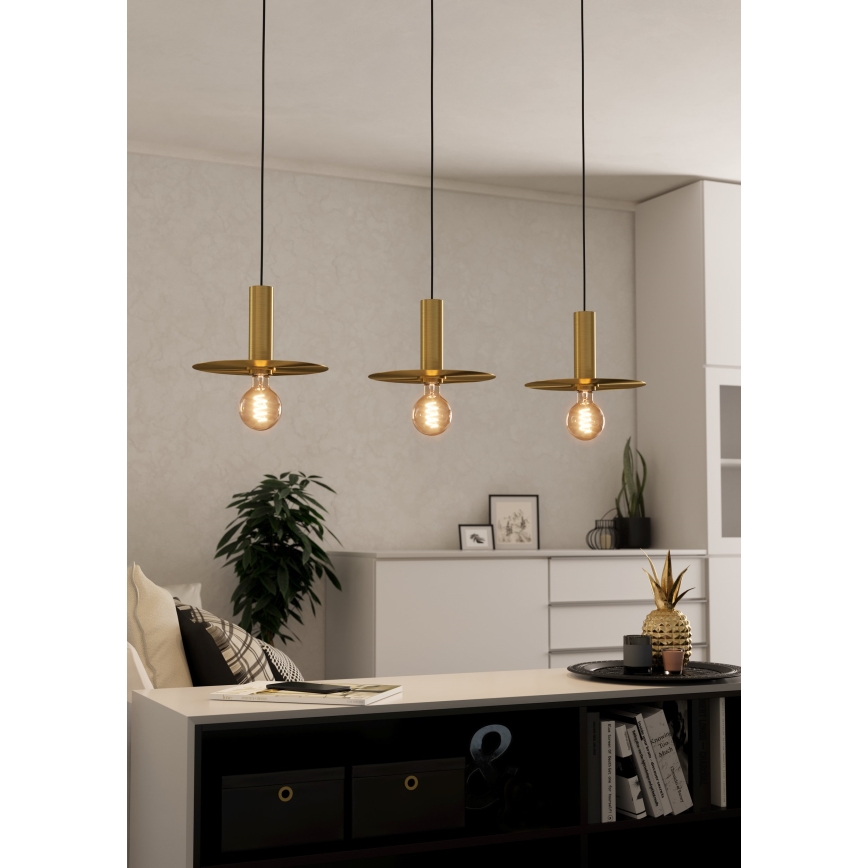 Eglo - Candelabro suspenso 3xE27/40W/230V