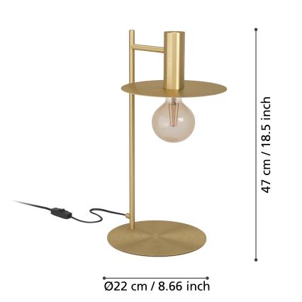 Eglo - Candeeiro de mesa 1xE27/40W/230V