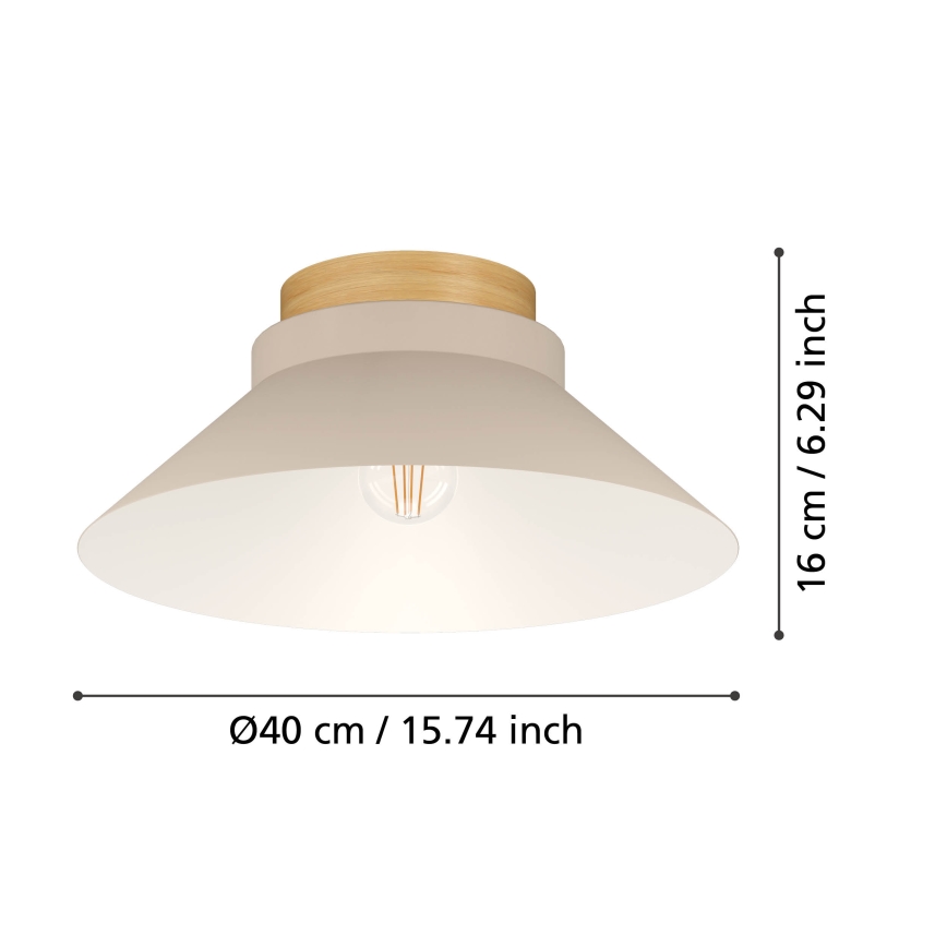 Eglo - Iluminação de teto 1xE27/40W/230V