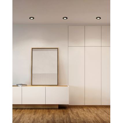 Eglo - CONJUNTO 3x Focos de encastrar LED para casa de banho  PINEDA LED/4,9W/230V IP44