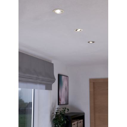 Eglo 900746 - CONJUNTO 3x Iluminações com regulação LED SALICETO 3xLED/6W/230V cromado