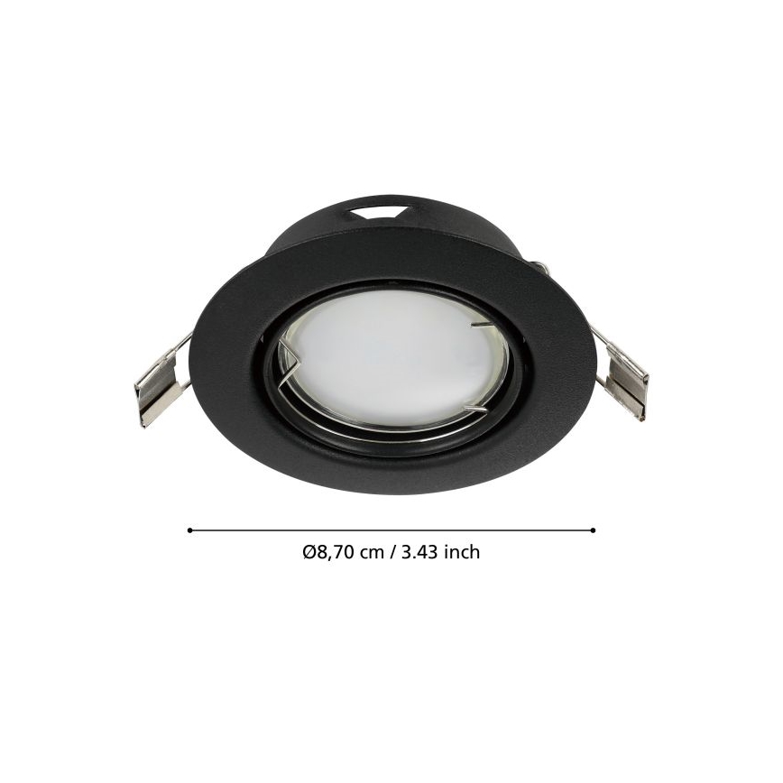 Eglo - Iluminação embutida LED 1xGU10/4,6W/230V