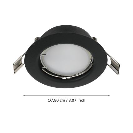 Eglo - Iluminação embutida LED 1xGU10/2,8W/230V