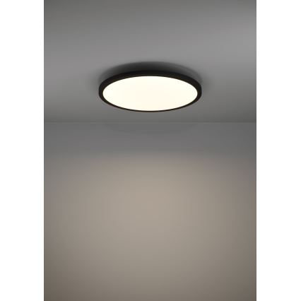 Eglo - Iluminação de teto LED com regulação LED/33,5W/230V diâmetro 45 cm preto
