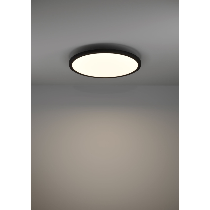 Eglo - Iluminação de teto LED com regulação LED/33,5W/230V diâmetro 45 cm preto