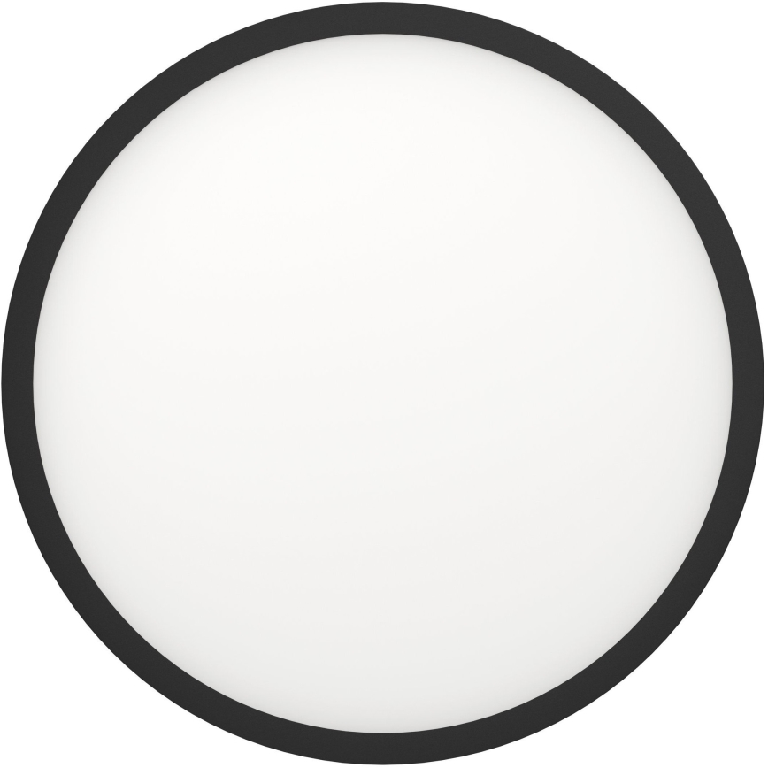 Eglo - Iluminação de teto LED com regulação LED/33,5W/230V diâmetro 45 cm preto