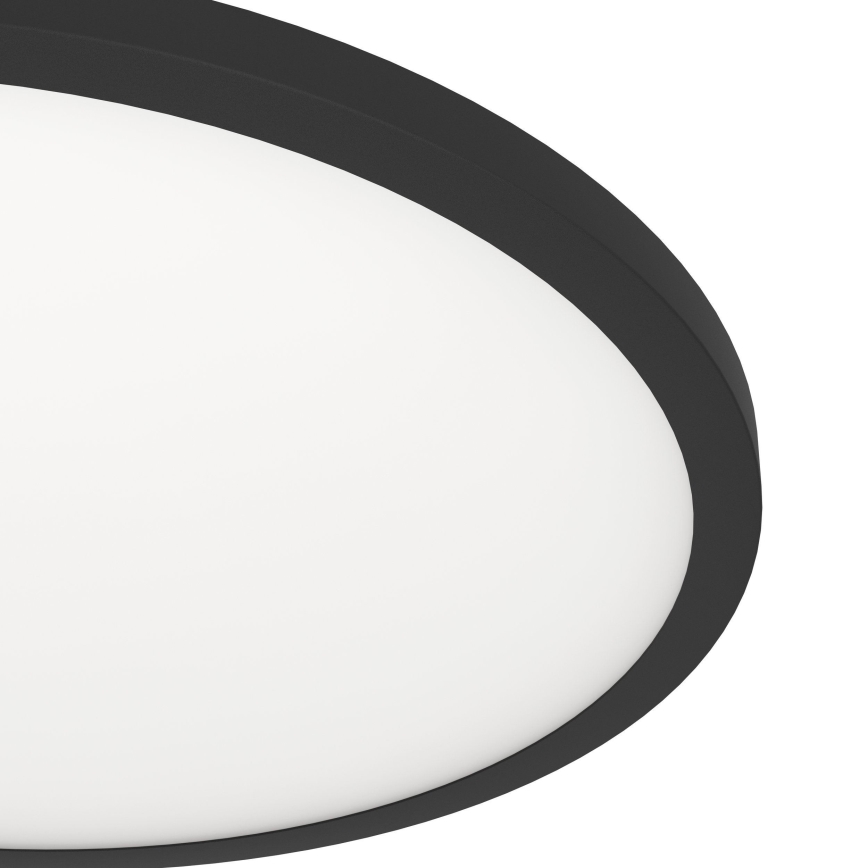 Eglo - Iluminação de teto LED com regulação LED/33,5W/230V diâmetro 45 cm preto