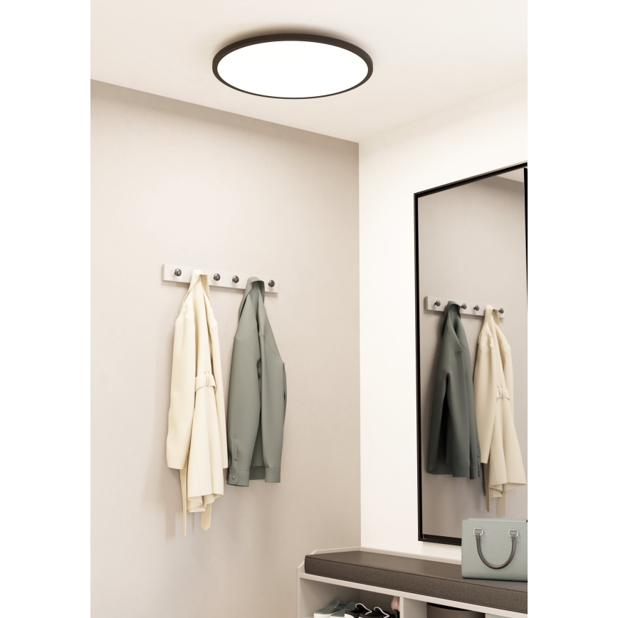 Eglo - Iluminação de teto LED com regulação LED/41W/230V diâmetro 60 cm preto