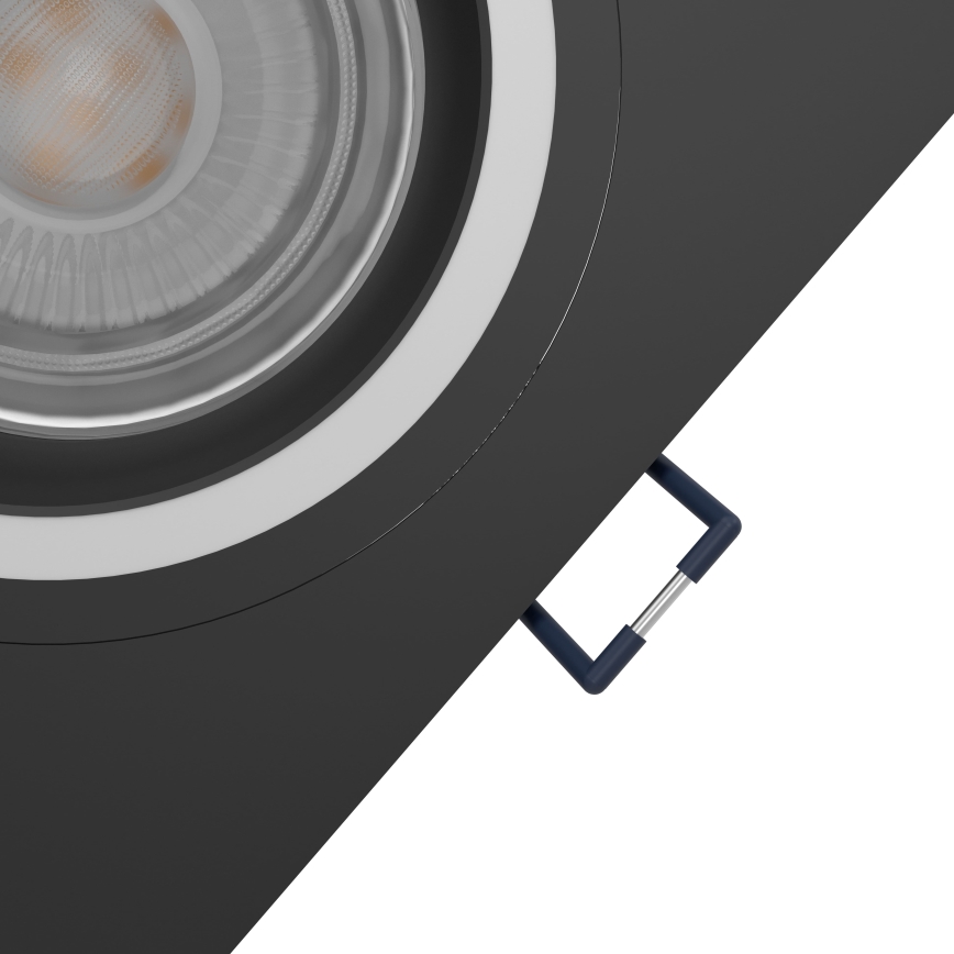 Eglo - LED RGBW Foco de encastrar com regulação LED/4,7W/230V preto