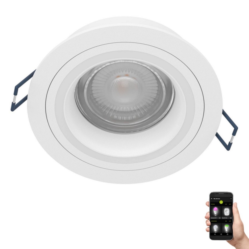 Eglo - LED RGBW Foco de encastrar com regulação LED/4,7W/230V branco
