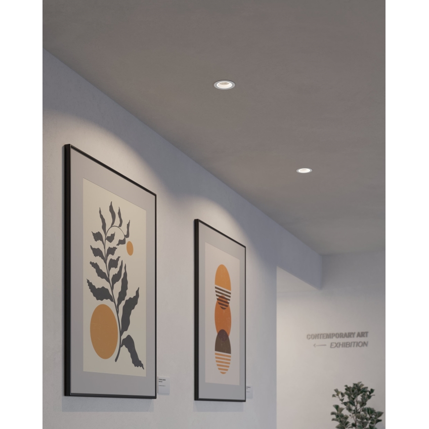Eglo - LED RGBW Foco de encastrar com regulação LED/4,7W/230V branco