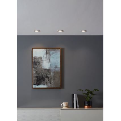 Eglo - LED RGBW Foco de encastrar com regulação LED/4,7W/230V branco