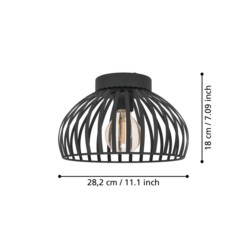 Eglo - Iluminação de teto 1xE27/40W/230V diâmetro 28 cm