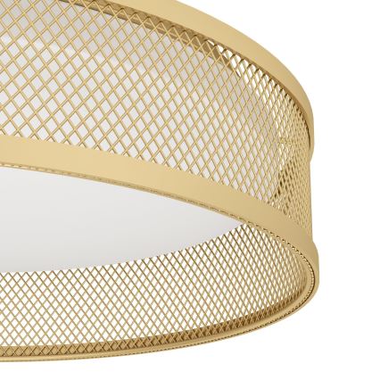 Eglo - Iluminação de teto LED LED/20W/230V dourada