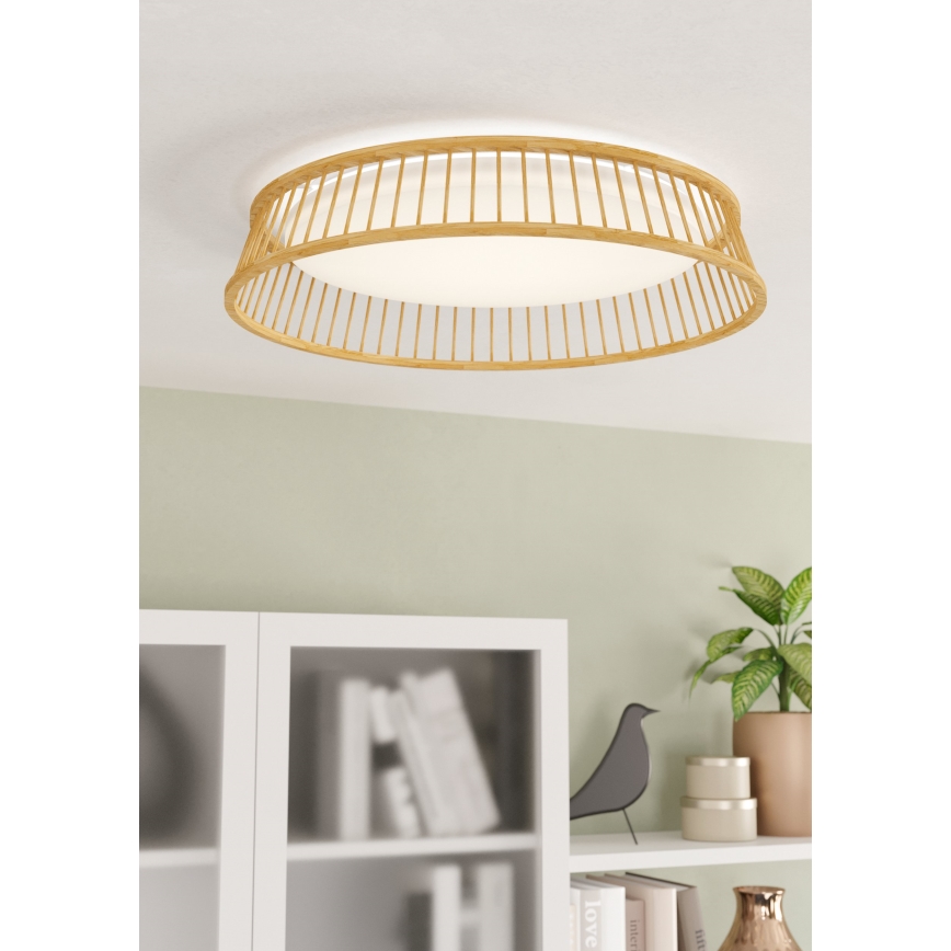 Eglo - Iluminação de teto LED LED/20W/230V castanho
