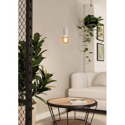 Eglo - Candelabro suspenso 1xE27/40W/230V branco