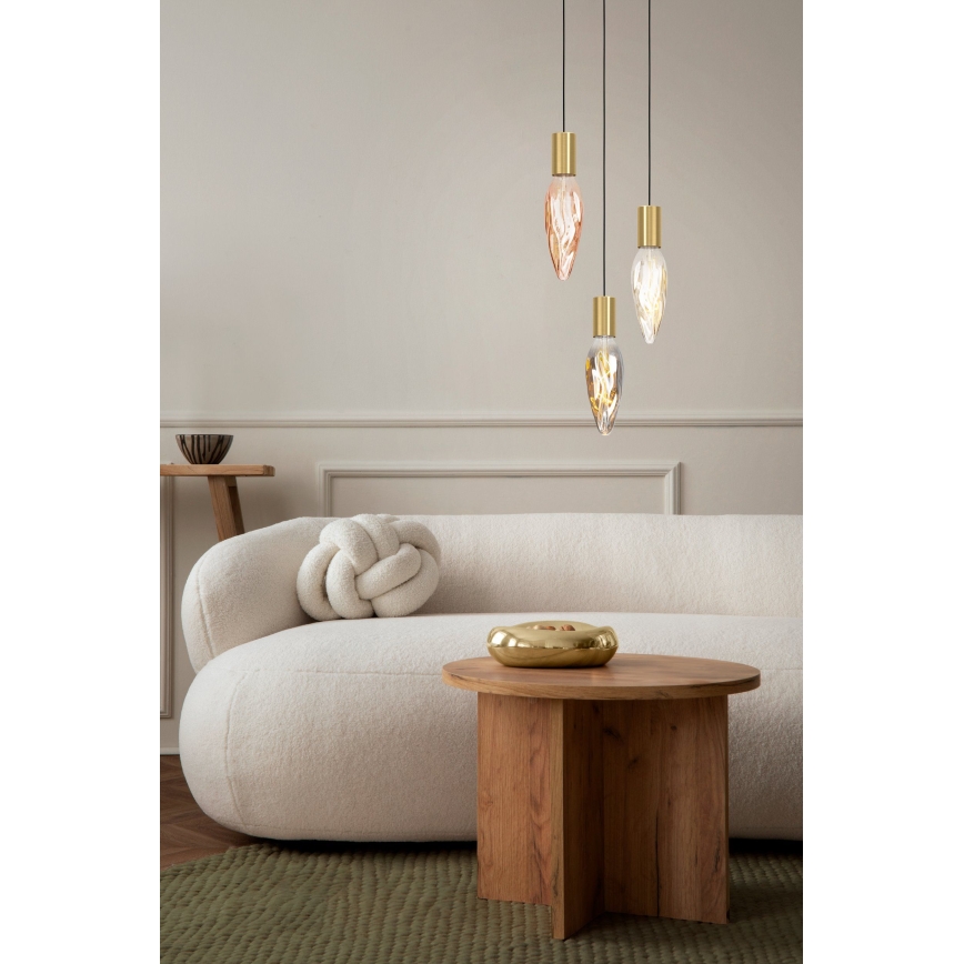 Eglo - Candelabro suspenso 1xE27/40W/230V dourada
