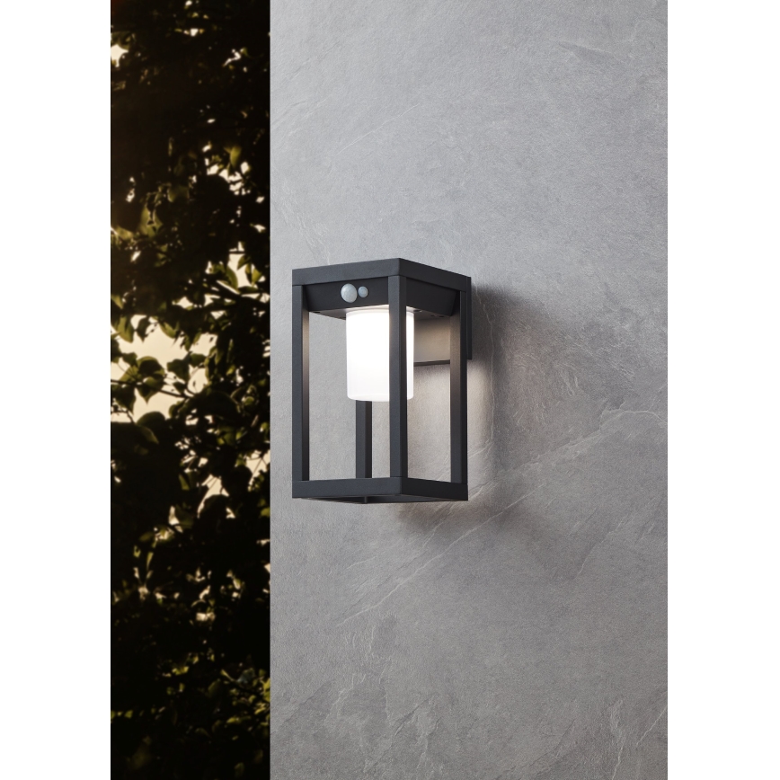 Eglo - Iluminação solar de parede LED com sensor LED/3,7W/3,7V IP44