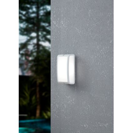 Eglo - Iluminação de parede exterior LED LED/10,5W/230V branco IP54